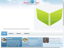 Tablet Screenshot of fluentfun.com
